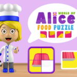 Puzzle alimentaire du monde d’Alice